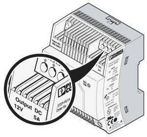 STEP-PS/ 1AC/12DC/5  - DC-power supply 85...264V/12V 60W STEP-PS/ 1AC/12DC/5