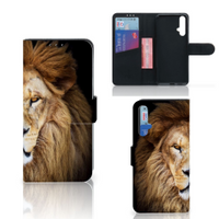 Honor 20 Telefoonhoesje met Pasjes Leeuw - thumbnail