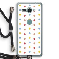 Bollen: Sony Xperia XZ2 Compact Transparant Hoesje met koord