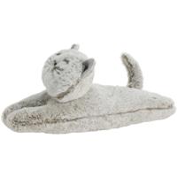 Deurstopper gewicht - dieren thema Katje - 1 kilo - grijs - polyester - 38 x 11 cm - Poes