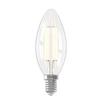 Leen Bakker - Smart LED-lamp - E14 - 4,9W - Glas - Transparant - 3.5x3.5x11.2 Cm