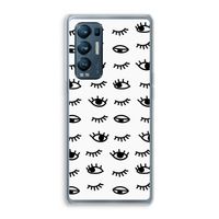 Eye pattern #2: Oppo Find X3 Neo Transparant Hoesje
