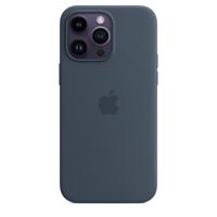 Apple Siliconenhoesje met MagSafe voor iPhone 14 Pro Max - Stormblauw telefoonhoesje - thumbnail