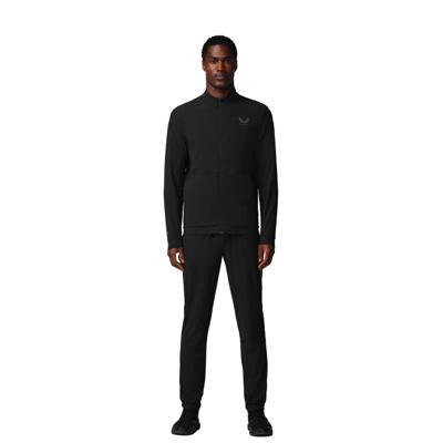 Castore Flex Lifestyle Trainingspak Full-Zip Zwart Donkergrijs