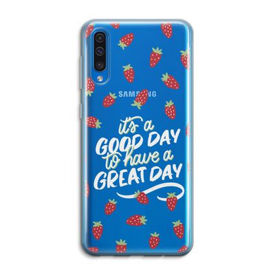 Don't forget to have a great day: Samsung Galaxy A50 Transparant Hoesje