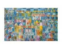 Kunstdruk Paul Klee - Tempelviertel von Pert, 1928 50x40cm