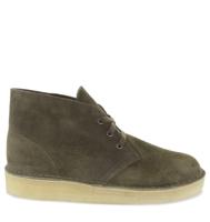 Clarks Clarks - Desert Coal Groen Suede Casual veterschoenen Heren