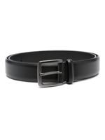 Orciani leather buckle belt - Noir