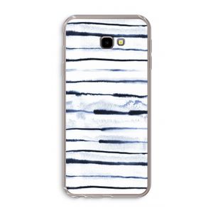 Ink Stripes: Samsung Galaxy J4 Plus Transparant Hoesje