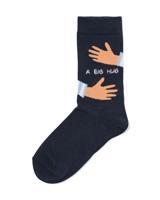 HEMA Sokken Met Katoen Big Hug Donkerblauw (donkerblauw)