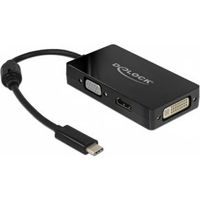 DeLOCK 63925 USB-C/VGA+HDMI+DVI - thumbnail