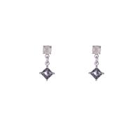 Day&Eve Oorbel Stone Stud Greige Zilver Day&Eve Oorbel Stone Stud Greige Zilver