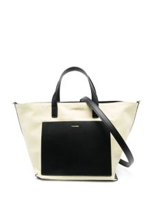 Jil Sander small Wander canvas tote bag - Jaune