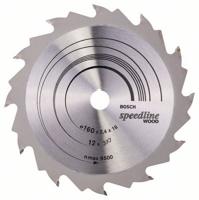Bosch Accessoires Cirkelzaagblad Standard for Wood Speed 160 x 16 x 2,4 mm, 12 1st - 2608640784