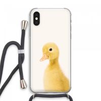Duke: iPhone XS Max Transparant Hoesje met koord
