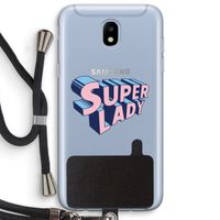 Superlady: Samsung Galaxy J5 (2017) Transparant Hoesje met koord
