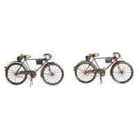 Decoratieve figuren Home ESPRIT Blauw Rood Brons Vintage 28 x 6 x 15 cm (2 Stuks)