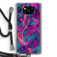 Pink Clouds: Xiaomi Poco X3 NFC Transparant Hoesje met koord