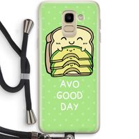 Avo Good Day: Samsung Galaxy J6 (2018) Transparant Hoesje met koord