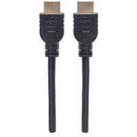 Manhattan 353946 HDMI-kabel HDMI Aansluitkabel HDMI-A-stekker, HDMI-A-stekker 3.00 m Zwart UL gecertificeerd, Ultra HD-HDMI - thumbnail