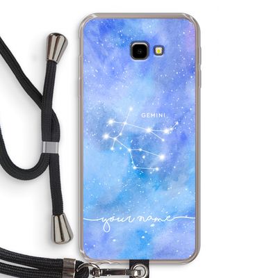 Sterrenbeeld - Licht: Samsung Galaxy J4 Plus Transparant Hoesje met koord