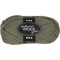 Creativ Company Melbourne wolgaren, l: 92 m, donkergroen, 50 gr/ 1 bol