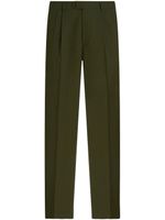 ETRO box-pleat virgin-wool trousers - Vert - thumbnail