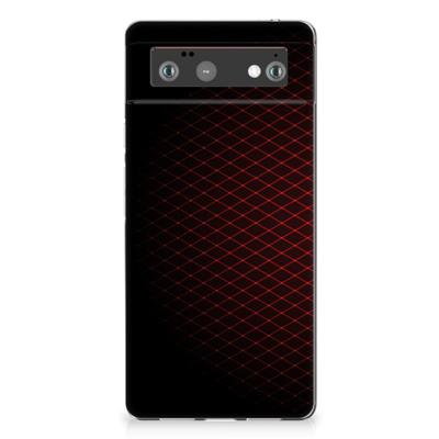 Google Pixel 6 | TPU bumper | Geruit Rood