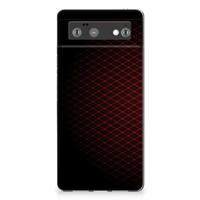 Google Pixel 6 | TPU bumper | Geruit Rood Google Pixel 6 | TPU bumper | Geruit Rood