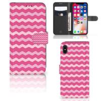 Apple iPhone Xs Max | Telefoon Hoesje | Waves Pink