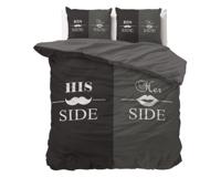 Sleeptime His and Her side 3 Zwart 200x220 cm