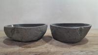 Waschbecken Stein Satz RM250348AB, 44x35x15 cm