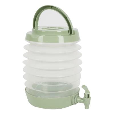Home Deco Factory Drankdispenser - 5.5 liter - kunststof - limonadetap - waterdispenser - groen