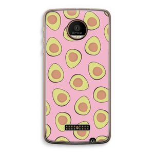 Dancing avocados: Motorola Moto Z Force Transparant Hoesje