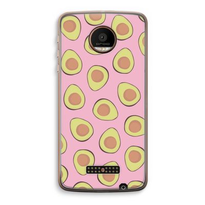 Dancing avocados: Motorola Moto Z Force Transparant Hoesje
