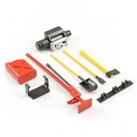 Fastrax Scale 6-Piece Tool Set Red/Yellow Painted - thumbnail