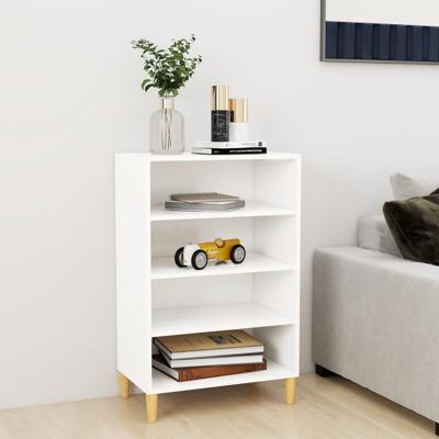 Dressoir 57x35x90 cm bewerkt hout wit