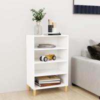 Dressoir 57x35x90 cm bewerkt hout wit