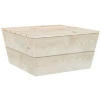 Tuintafel 60x60x30 cm geïmpregneerd vurenhout