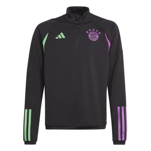 adidas Bayern München Trainingstrui 1/4-Zip 2023-2024 Kids Zwart Groen Paars