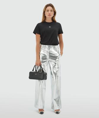 Josh V Dorie Label Jv-2509-0003 T-shirt Korte Mouw 300 Black