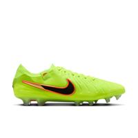 Nike Tiempo Legend 10 Elite Gras Voetbalschoenen (FG) Neongeel Zwart Oranje