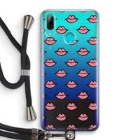 Lipjes: Huawei P Smart (2019) Transparant Hoesje met koord
