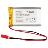 Akyga LP903759 Accupack Batterijgrootte: Speciaal LiPo 3.7 V 2200 mAh - thumbnail