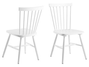 Set van 2 stoelen RIANNA wit