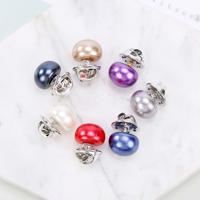 10 stuks veelzijdige Pearl Stud gesp anti-licht kraag Buttonigan sjaal Pin naald Diy sjaal kraag Pin broche Pin (Random kleur)