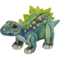 Dinosaurus speelgoed artikelen stegosaurus knuffelbeest gekleurd 30 cm - thumbnail
