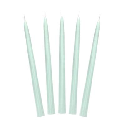 Dinerkaarsen Mat Sage Groen 24cm (10st)