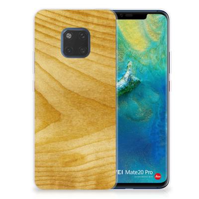 Huawei Mate 20 Pro | Bumper Hoesje | Licht Hout