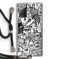 Vexx Mixtape #2: Samsung Galaxy Note 20 / Note 20 5G Transparant Hoesje met koord